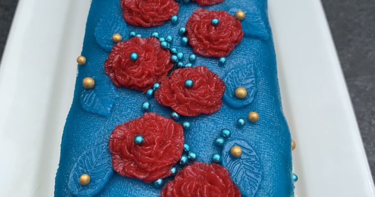 zomerse verjaardagstaart